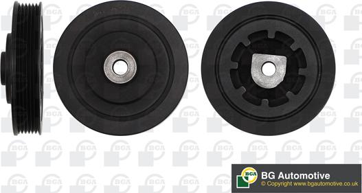 BGA DP0386 - Belt Pulley, crankshaft xparts.lv