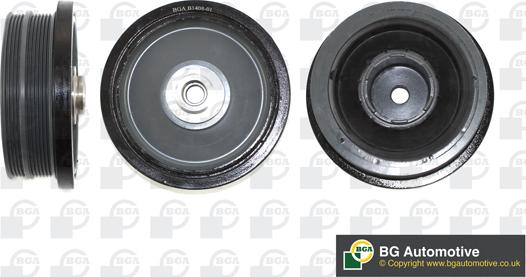 BGA DP0374 - Belt Pulley, crankshaft xparts.lv