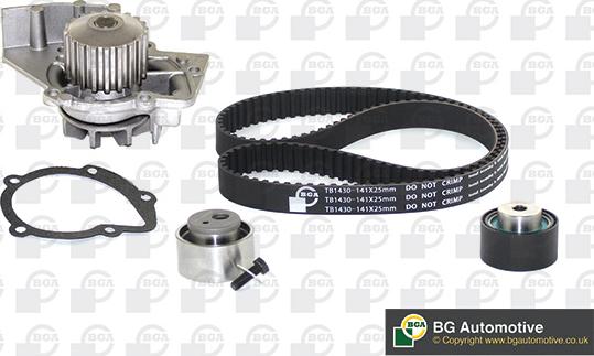BGA TB1430CPK - Water Pump & Timing Belt Set xparts.lv