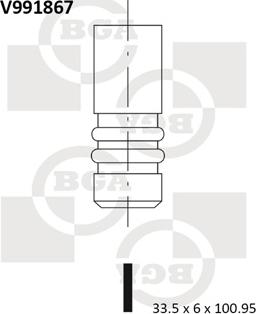 BGA V991867 - Įvado vožtuvas xparts.lv