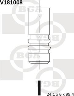 BGA V181008 - Outlet valve xparts.lv