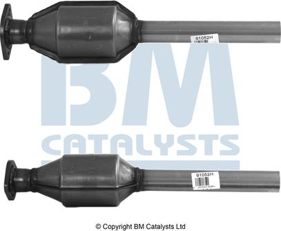 BM Catalysts BM91052H - Katalizatoriaus keitiklis xparts.lv