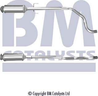 BM Catalysts BM11169 - Nosēdumu / Daļiņu filtrs, Izplūdes gāzu sistēma xparts.lv