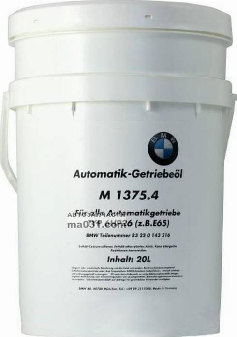 BMW 83 22 0 142 516 - Automātiskās pārnesumkārbas eļļa xparts.lv