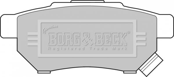 Borg & Beck BBP1526 - Brake Pad Set, disc brake xparts.lv