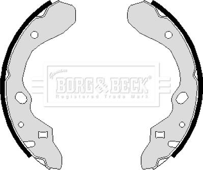 Borg & Beck BBS6112 - Brake Shoe Set xparts.lv