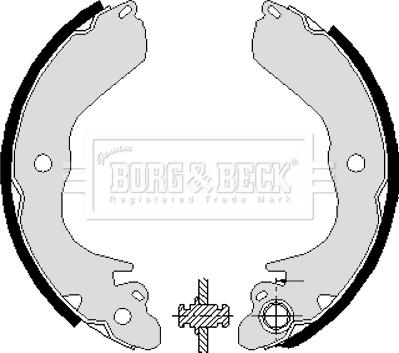 Borg & Beck BBS6228 - Bremžu loku komplekts xparts.lv