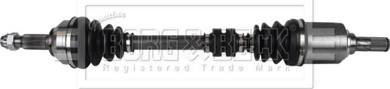 Borg & Beck BDS1026 - Piedziņas vārpsta xparts.lv