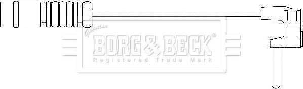Borg & Beck BWL3002 - Indikators, Bremžu uzliku nodilums xparts.lv