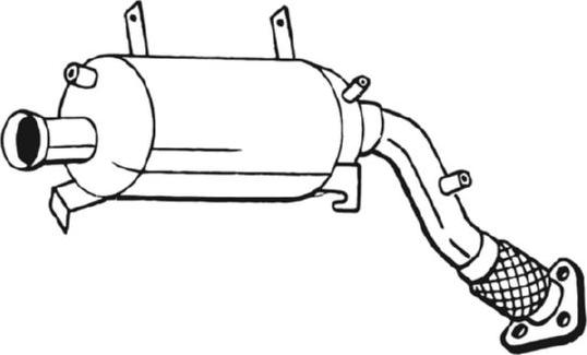 Bosal 095-235 - Nosēdumu / Daļiņu filtrs, Izplūdes gāzu sistēma xparts.lv