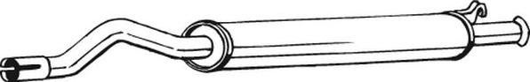 Bosal 105-159 - Vidējais izpl. gāzu trokšņa slāpētājs xparts.lv
