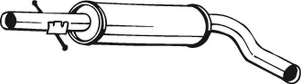 Bosal 105-109 - Vidurinis duslintuvas xparts.lv