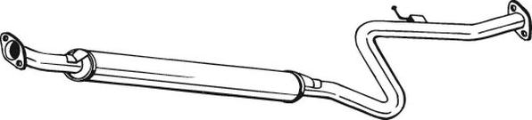 Bosal 283-377 - Vidējais izpl. gāzu trokšņa slāpētājs xparts.lv