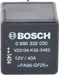 BOSCH 0 986 332 030 - Relay, main current xparts.lv