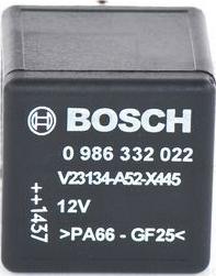 BOSCH 0 986 332 022 - Relay, main current xparts.lv
