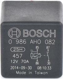 BOSCH 0 986 AH0 082 - Relay, main current xparts.lv