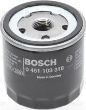 BOSCH 0 451 103 318 - Oil Filter xparts.lv
