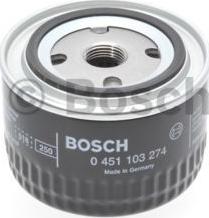 BOSCH 0 451 103 274 - Oil Filter xparts.lv