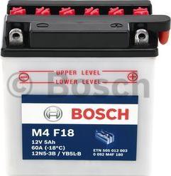 BOSCH 0 092 M4F 180 - Стартерная аккумуляторная батарея, АКБ xparts.lv