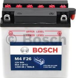 BOSCH 0 092 M4F 260 - Starter Battery xparts.lv