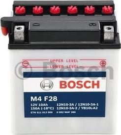 BOSCH 0 092 M4F 280 - Startera akumulatoru baterija xparts.lv