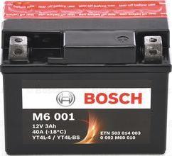 BOSCH 0 092 M60 010 - Starter Battery xparts.lv
