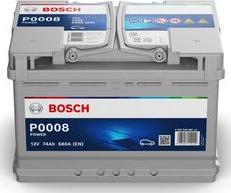 BOSCH 0 092 P00 080 - Startera akumulatoru baterija xparts.lv