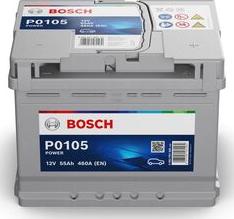 BOSCH 0 092 P01 050 - Starter Battery xparts.lv