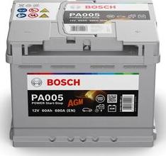 BOSCH 0 092 PA0 050 - Startera akumulatoru baterija xparts.lv
