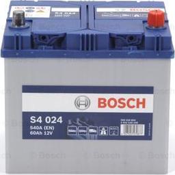 BOSCH 0 092 S40 240 - Стартерная аккумуляторная батарея, АКБ xparts.lv