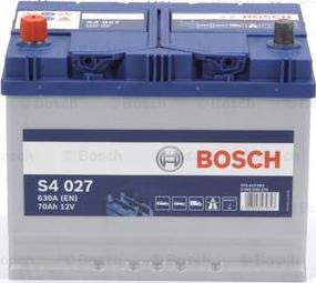 BOSCH 0 092 S40 270 - Стартерная аккумуляторная батарея, АКБ xparts.lv