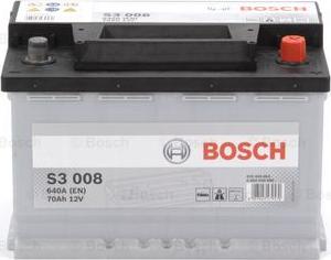 BOSCH 0 092 S30 080 - Стартерная аккумуляторная батарея, АКБ xparts.lv
