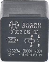 BOSCH 0 332 019 103 - Relay, main current xparts.lv