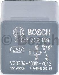 BOSCH 0 332 209 159 - Relay, main current xparts.lv