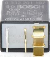 BOSCH 0 332 201 107 - Relay, glow plug system xparts.lv