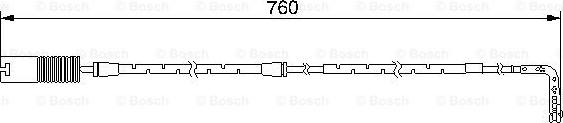 BOSCH 1 987 474 948 - Indikators, Bremžu uzliku nodilums xparts.lv