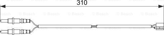 BOSCH 1 987 474 519 - Indikators, Bremžu uzliku nodilums xparts.lv