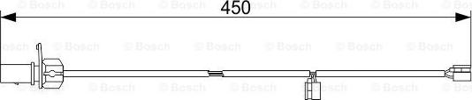 BOSCH 1 987 473 583 - Indikators, Bremžu uzliku nodilums xparts.lv