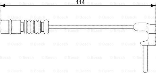 BOSCH 1987473011 - Indikators, Bremžu uzliku nodilums xparts.lv