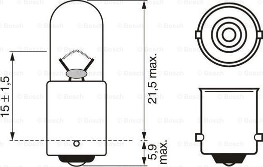 BOSCH 1 987 302 817 - Лампа накаливания, фонарь указателя поворота xparts.lv