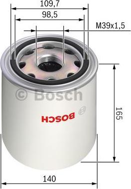 BOSCH F 026 404 012 - Air Dryer Cartridge, compressed-air system xparts.lv