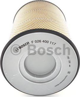 BOSCH F 026 400 117 - Gaisa filtrs xparts.lv