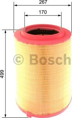 BOSCH F 026 400 274 - Oro filtras xparts.lv