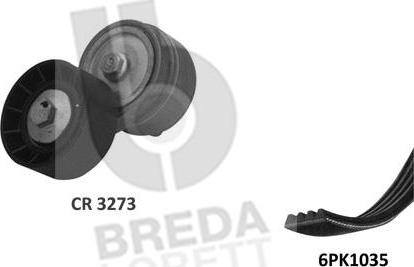 Breda Lorett KCA0031 - Ķīļrievu siksnu komplekts xparts.lv