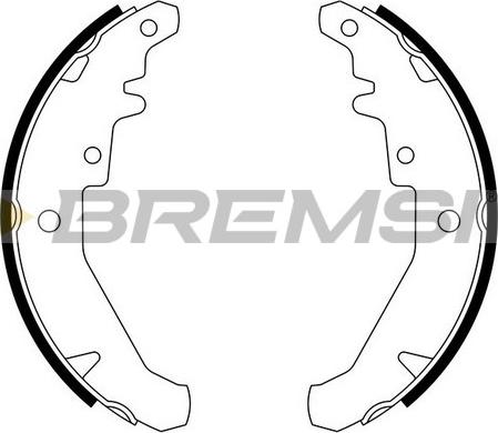 Bremsi GF0182 - Bremžu loku komplekts xparts.lv
