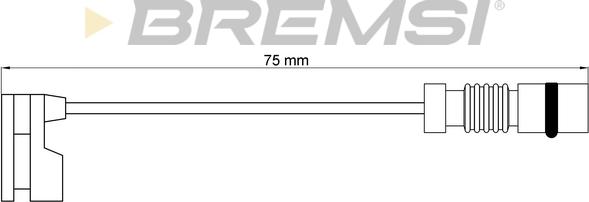 Bremsi WI0598 - Indikators, Bremžu uzliku nodilums xparts.lv