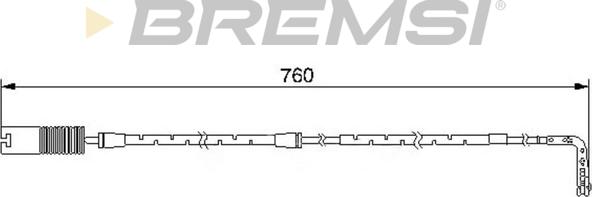 Bremsi WI0592 - Indikators, Bremžu uzliku nodilums xparts.lv