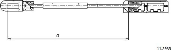 Cabor 11.5935 - Trose, Stāvbremžu sistēma xparts.lv