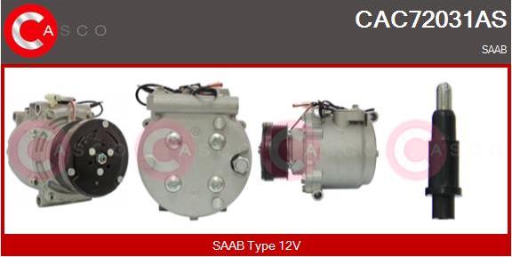 Casco CAC72031AS - Компрессор кондиционера xparts.lv