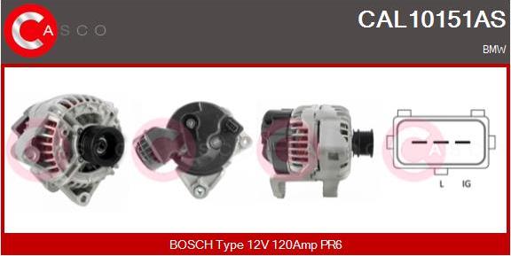 Casco CAL10151AS - Ģenerators xparts.lv